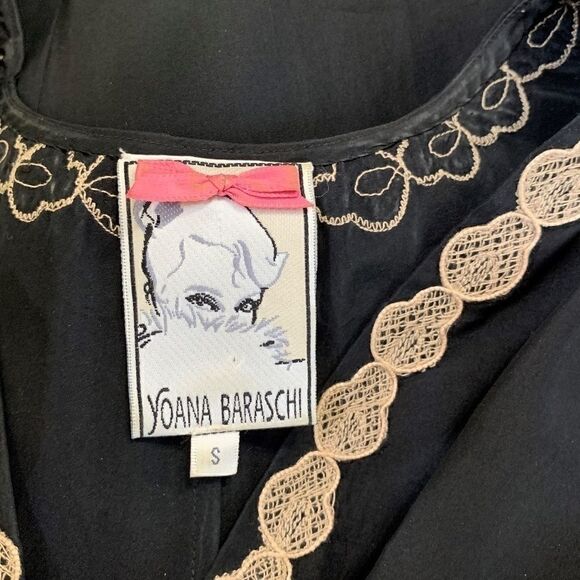 ‎Yoanna Baraschi 100% silk embroidered top - S - Picture 8 of 8